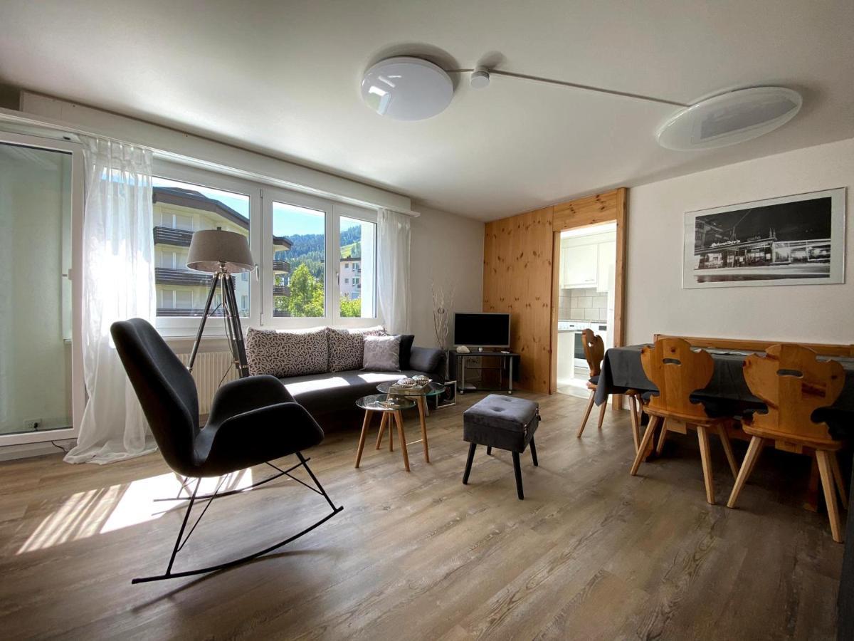 Zentrale Top Wohnung Chesa Ravaisch Davos Esterno foto