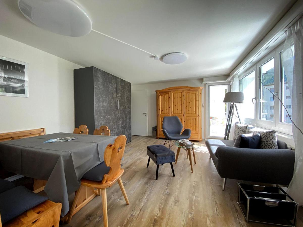 Zentrale Top Wohnung Chesa Ravaisch Davos Esterno foto